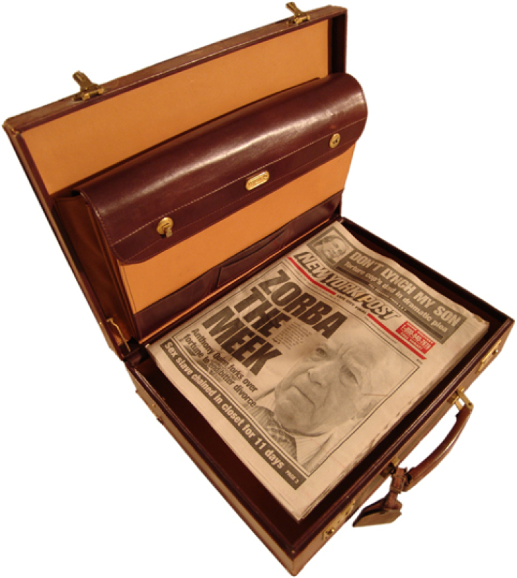 Χαρτοφύλακας του Anthony Quinn, ca. 1978