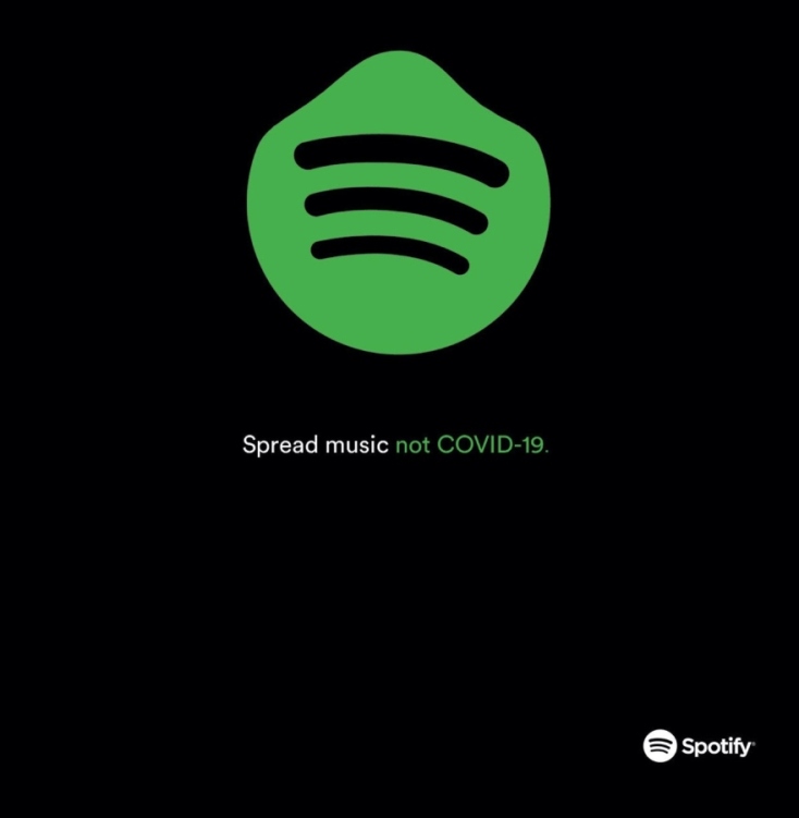Η διαφήμιση του Spotify κατά του κορωνοϊού
