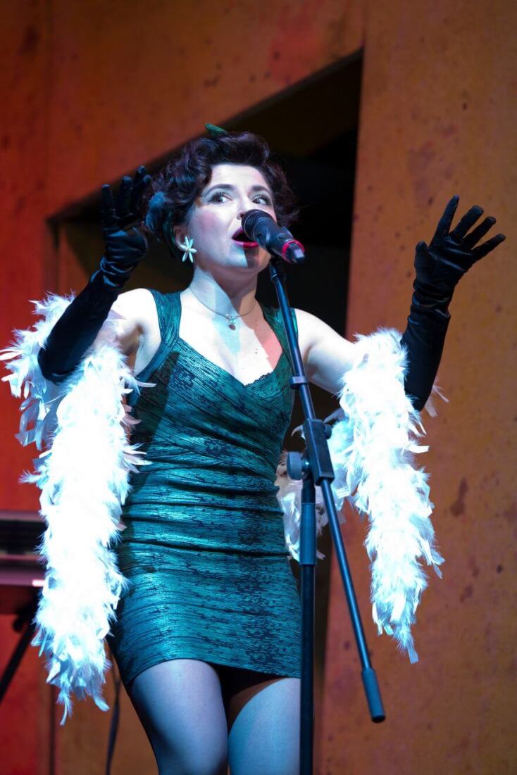 Margarita Tsoukarelas στο Theater der Jungen Welt Leipzig