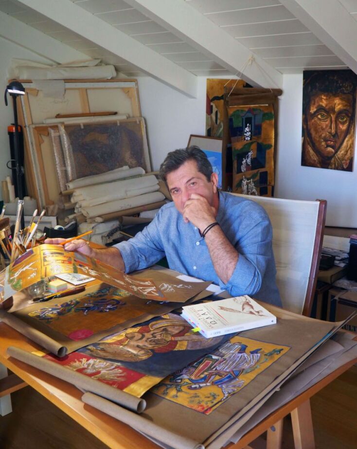 Ο ζωγράφος Γιώργος Παστάκας
