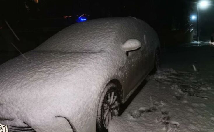 Έπεσαν τα πρώτα χιόνια στη Θεσσαλονίκη