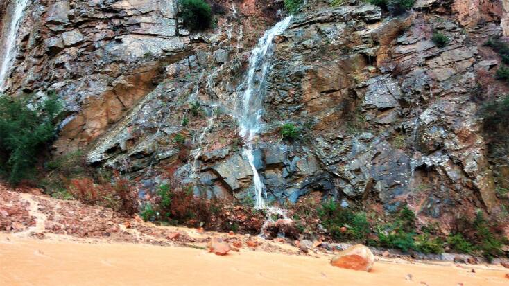 Κατολισθήσεις στη Χαλκιδική