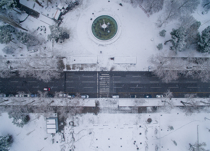 Χιόνια στη Θεσσαλονίκη