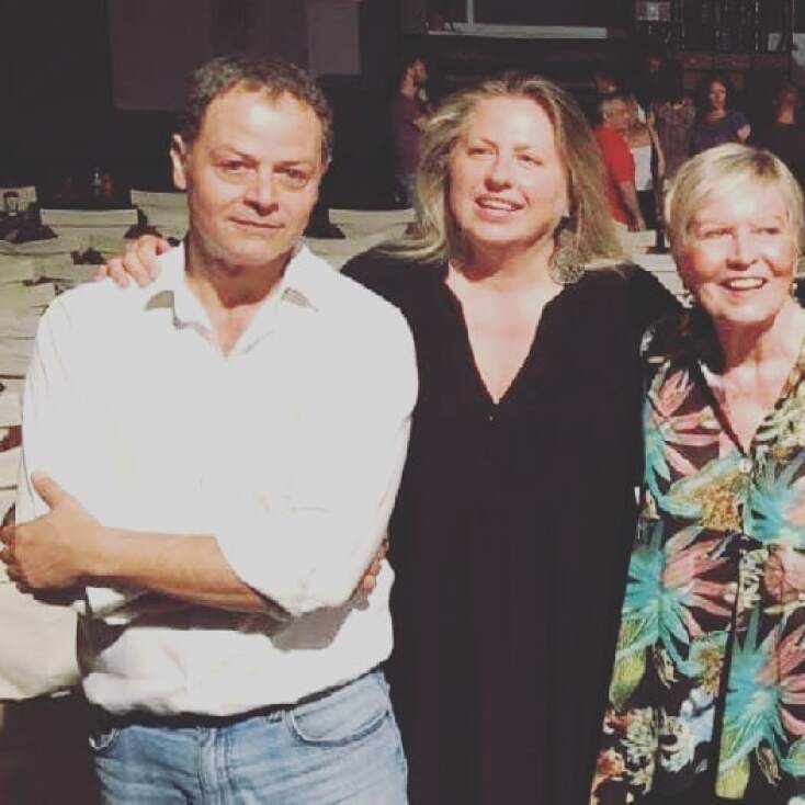 Σπύρος Θεοδόσης, Σάντρα Βουτσά, Έρρικα Μπρόγιερ ©facebook/Sandra Voutsa