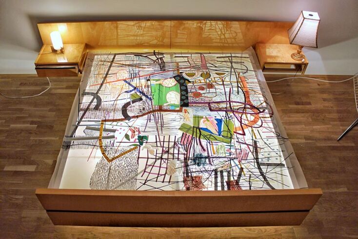 Ανθία Λοΐζου, “We inhabit each other”, installation view, Wild Spoerri Rosenstein exhibition, Hotel am Brillantengrund, 2019, Vienna