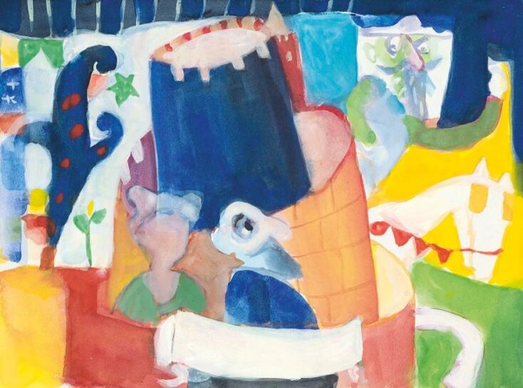 Έργο του Αλέξη Κυριτσόπουλου για την έκθεση «Οι φαντασίες του Δον Κιχώτη» στην Γκαλερί Σκουφά