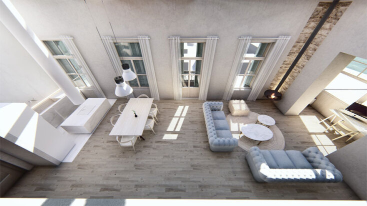 Επισκευή και ανακατασκευή διώροφης νεοκλασικής κατοικίας στην Καστέλλα