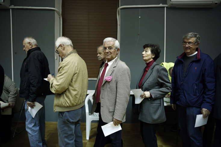20 στιγμιότυπα από τις εκλογές της Κεντροαριστεράς