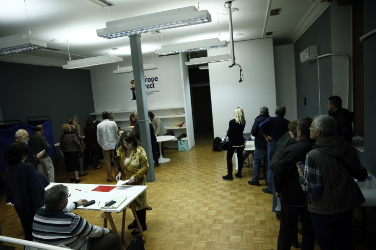 20 στιγμιότυπα από τις εκλογές της Κεντροαριστεράς