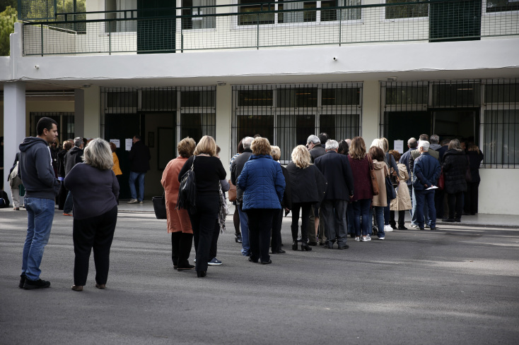20 στιγμιότυπα από τις εκλογές της Κεντροαριστεράς