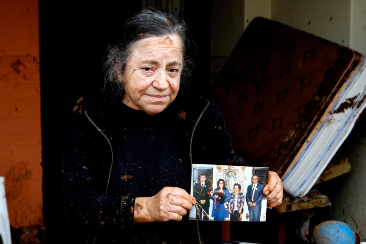 Εικόνα από τις καταστροφές που προκάλεσε η φονική πλημμύρα στη Μάνδρα Αττικής ©LATO KLODIAN / EUROKINISSI