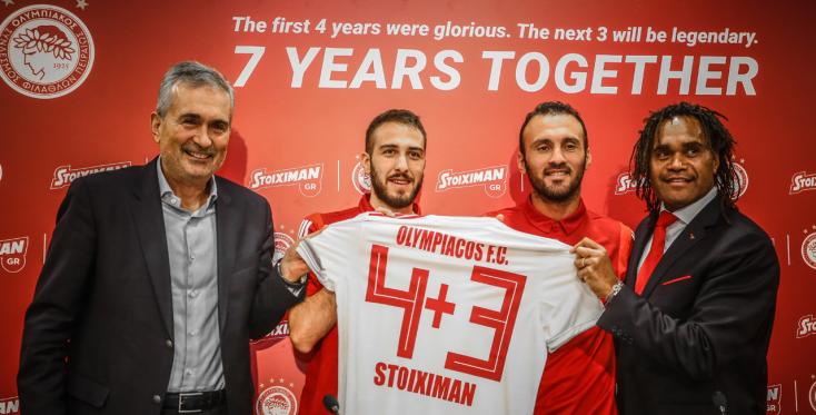 Η ελληνική εταιρεία στοιχηματισμού στο διαδίκτυο θα συνεχίσει να κοσμεί τη φανέλα του Ολυμπιακού και να είναι ο Μεγάλος Χορηγός της Ομάδας έως και το 2022.