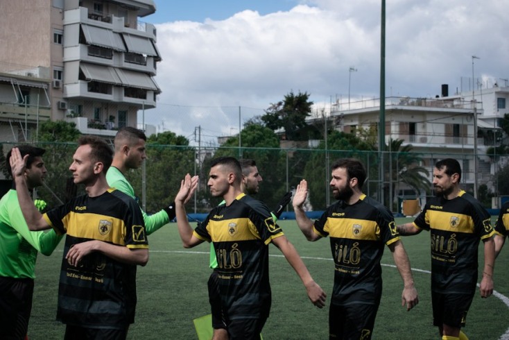 Ένα κρύο κυριακάτικο πρωινό στην Αλεπότρυπα για τον αγώνα της Πέρα Κλουμπ