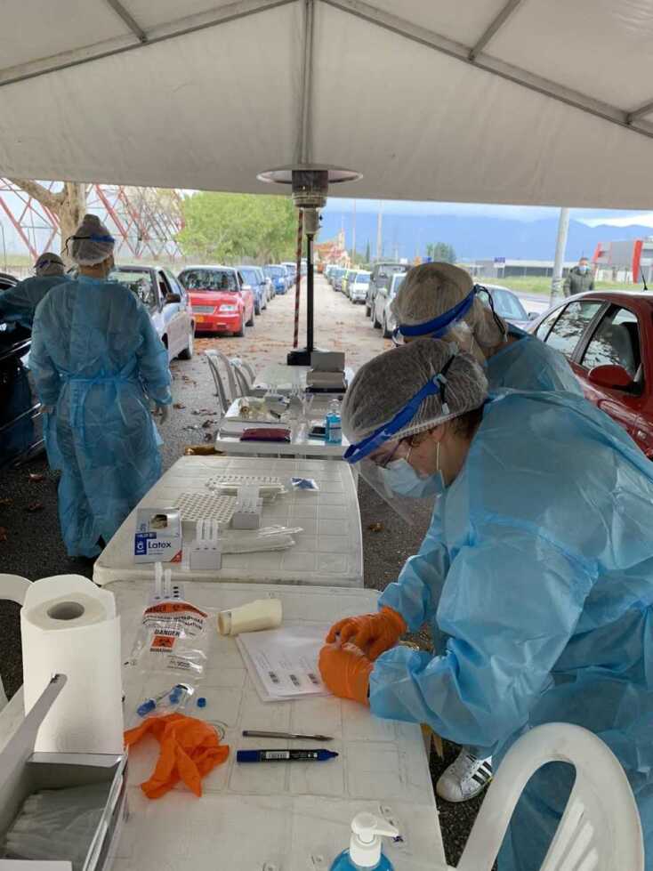 Κλιμάκια του ΕΟΔΥ πραγματοποιούν rapid tests