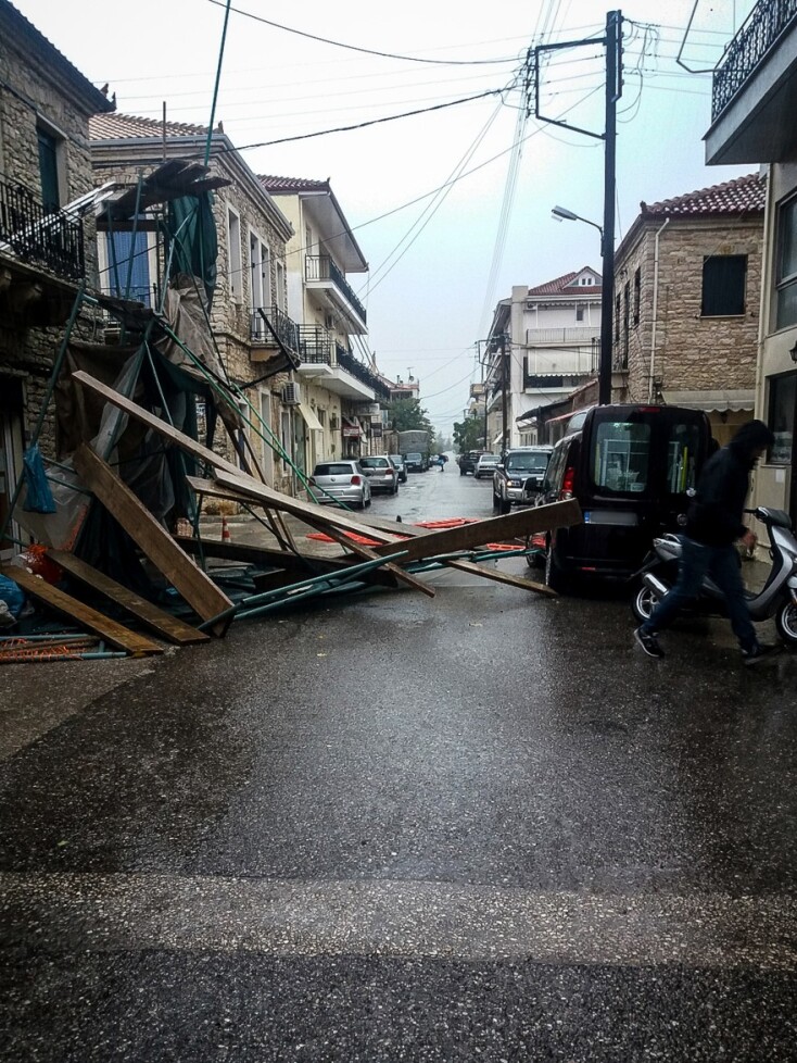 Ανεμοστρόβιλος στον Αστακό