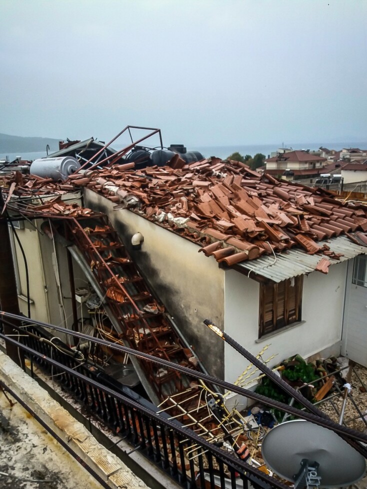 Ανεμοστρόβιλος στον Αστακό