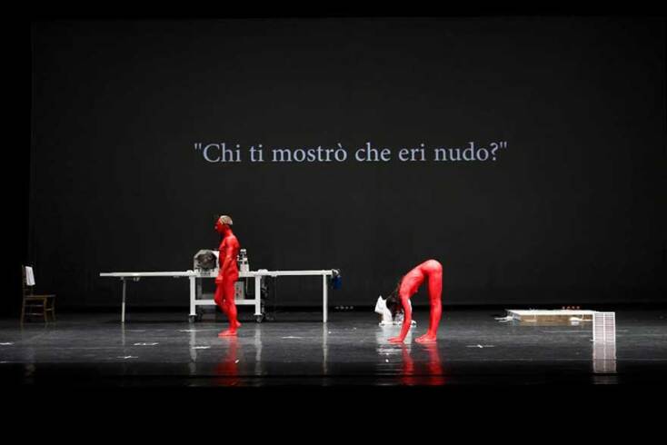 Angélica Liddell. Γένεσις 6, 6-7 (Genesis 6, 6-7) © Luca Del Pia