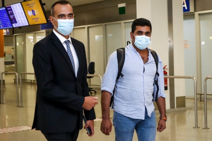 Επέστρεψε στην Ελλάδα ο Ελληνας πολίτης Agajan Fahrad, που απεγκλωβίστηκε από το Αφγανιστάν, μετά απο προσπάθειες της Ελληνικής Κυβέρνησης, Παρασκευή 20 Αυγούστου 2021 © EUROKINISSI / ΘΑΝΑΣΗΣ ΔΗΜΟΠΟΥΛΟΣ