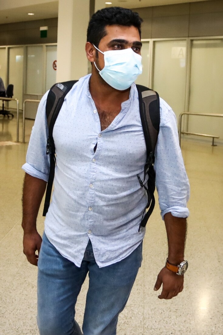 Επέστρεψε στην Ελλάδα ο Ελληνας πολίτης Agajan Fahrad, που απεγκλωβίστηκε από το Αφγανιστάν, μετά απο προσπάθειες της Ελληνικής Κυβέρνησης, Παρασκευή 20 Αυγούστου 2021 © EUROKINISSI / ΘΑΝΑΣΗΣ ΔΗΜΟΠΟΥΛΟΣ