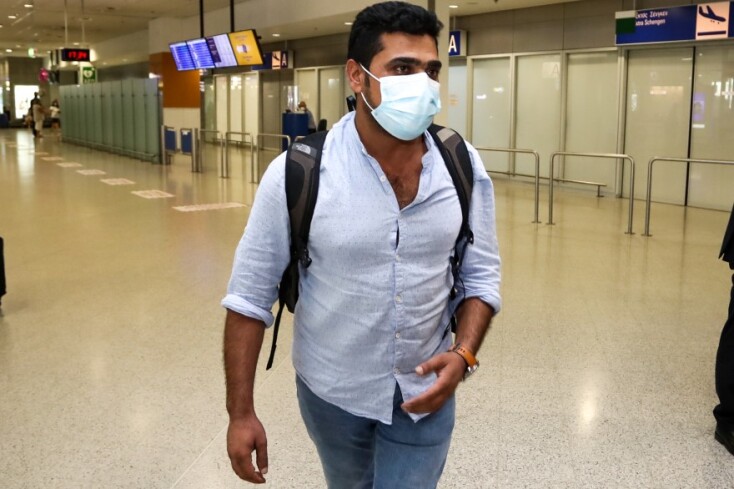 Επέστρεψε στην Ελλάδα ο Ελληνας πολίτης Agajan Fahrad, που απεγκλωβίστηκε από το Αφγανιστάν, μετά απο προσπάθειες της Ελληνικής Κυβέρνησης, Παρασκευή 20 Αυγούστου 2021 © EUROKINISSI / ΘΑΝΑΣΗΣ ΔΗΜΟΠΟΥΛΟΣ