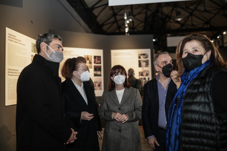 ΕΠΙΣΚΕΨΗ ΤΗΣ ΠτΔ ΚΑΤΕΡΙΝΑΣ ΣΑΚΕΛΛΑΡΟΠΟΥΛΟΥ ΣΤΗΝ ΕΚΘΕΣΗ ''ΜΕΛΙΝΑ ΜΕΡΚΟΥΡΗ'' ΣΤΗΝ ΤΕΧΝΟΠΟΛΗ ΑΘΗΝΩΝ (EUROKINISSI / ΓΡΑΦΕΙΟ ΤΥΠΟΥ ΠΡΟΕΔΡΙΑ ΔΗΜΟΚΡΑΤΙΑΣ / ΘΟΔΩΡΗΣ ΜΑΝΟΛΟΠΟΥΛΟΣ)