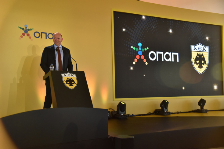 OPAP ARENA. Η συμφωνία ονοματοδοσίας του νέου γηπέδου παρουσιάστηκε σε ειδική εκδήλωση