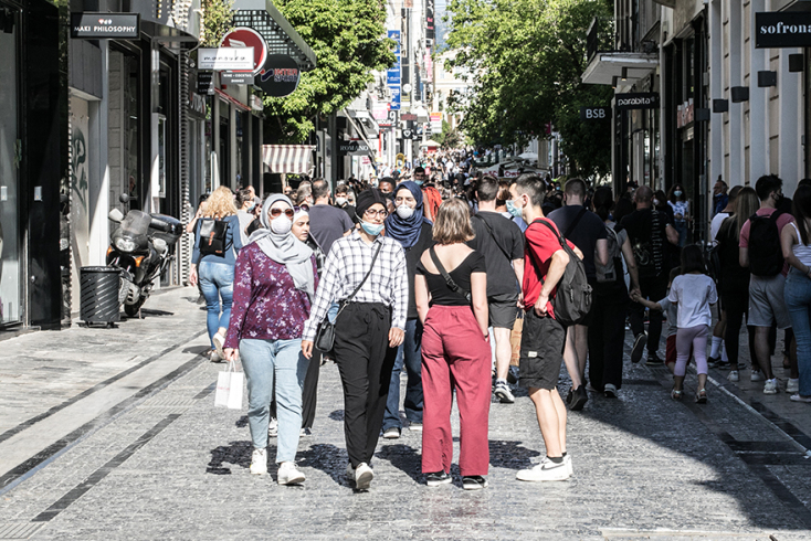 Τουρίστες στην Αθήνα