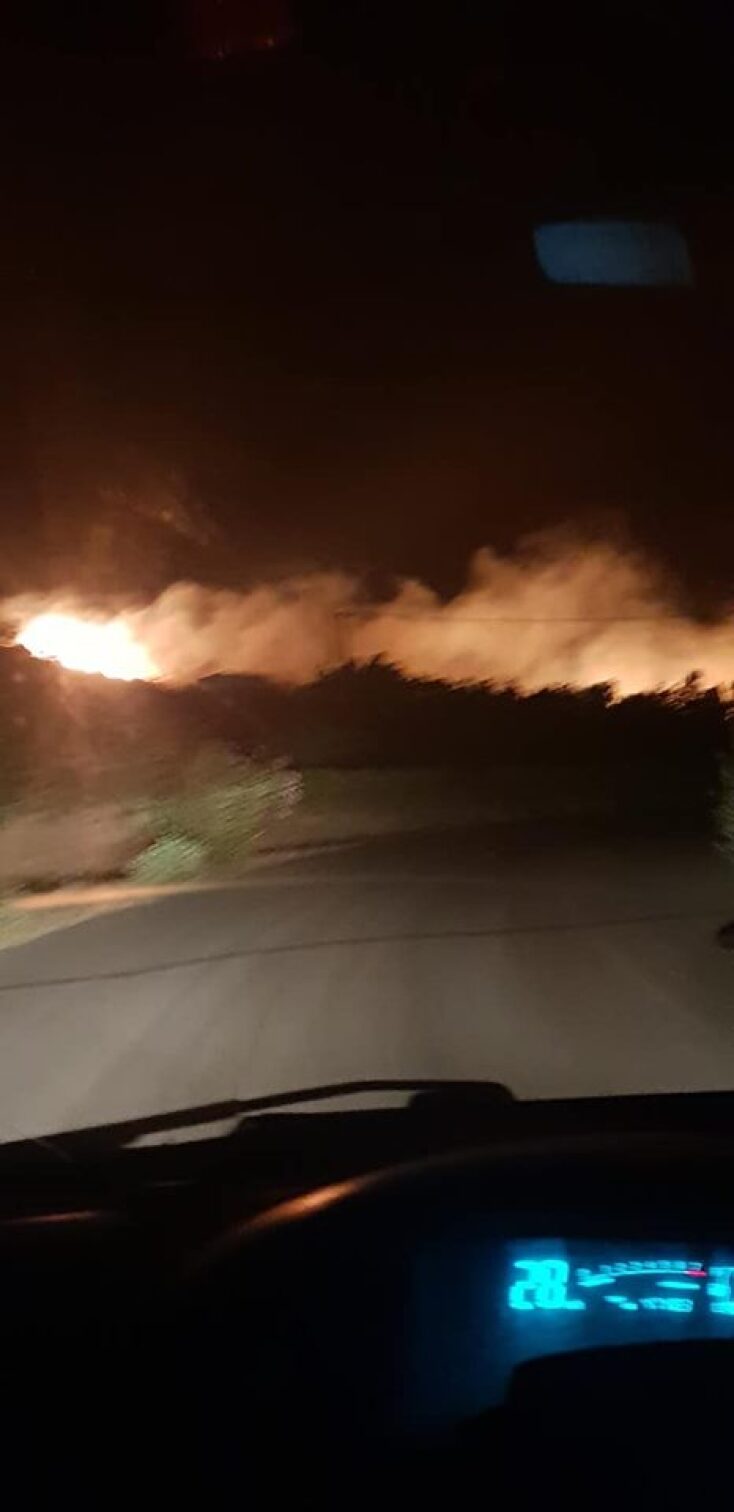 Φωτιά στην Κάρυστο