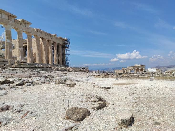 Η Ακρόπολη χωρίς κόσμο μετά την πανδημία του κορωνοϊού