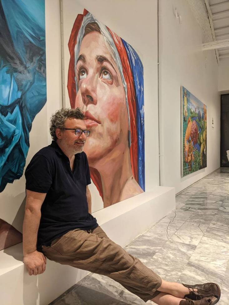 Ο εικαστικός καλλιτέχνης Κλεομένης Κωστόπουλος