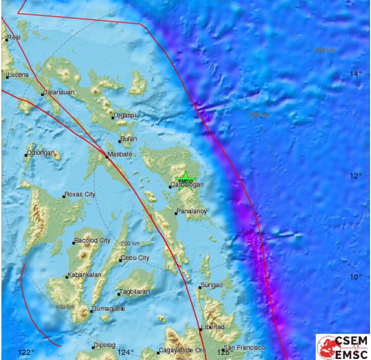Το επίκεντρο του σεισμού 