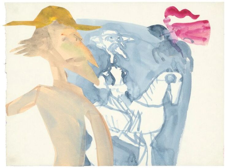 Έργο του Αλέξη Κυριτσόπουλου για την έκθεση «Οι φαντασίες του Δον Κιχώτη» στην Γκαλερί Σκουφά