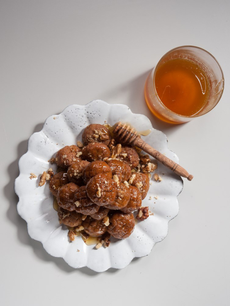 Μελομακάρονα με χυμό μανταρινιού