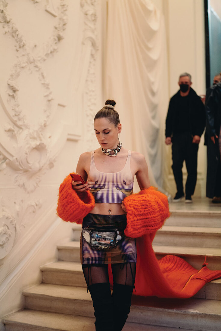 Η Nix στο fashion show του Jean-Paul Gaultier