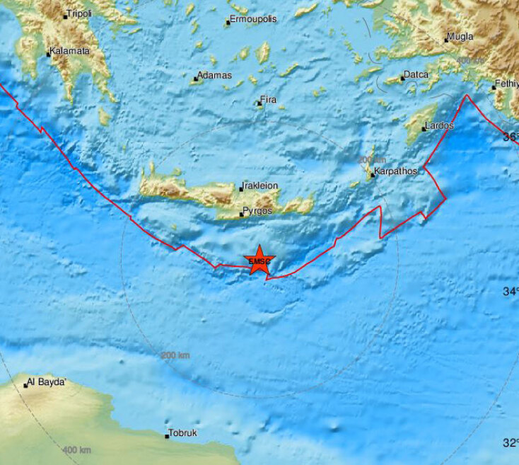 Το επίκεντρο της δόνησης