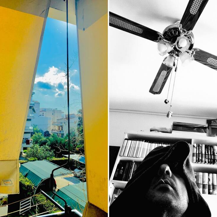 Ο Αργύρης Ξάφης σπίτι του