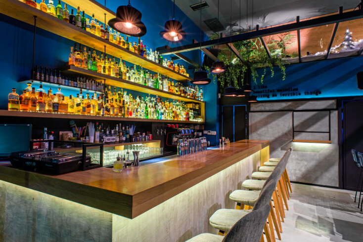 Spoiled cocktail bar