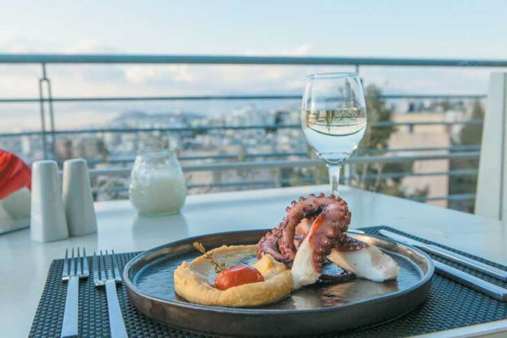 Μπαλκόνι στις Κυκλάδες