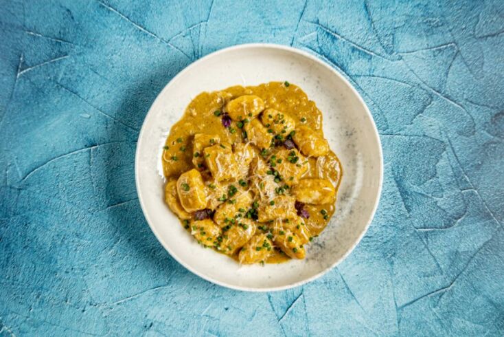 Νιόκι με κολοκύθα και ρικότα