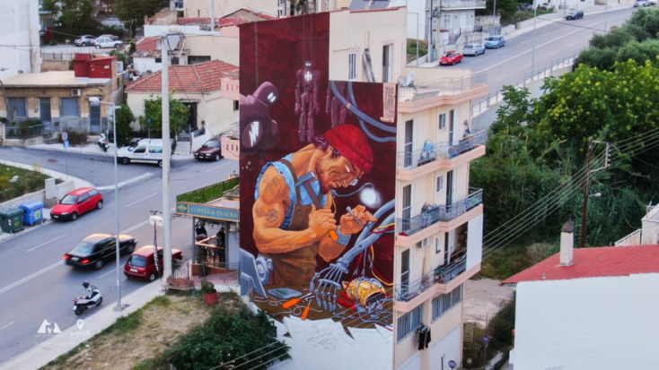 Ο A Squid Called Sebastian στο ArtWalk 