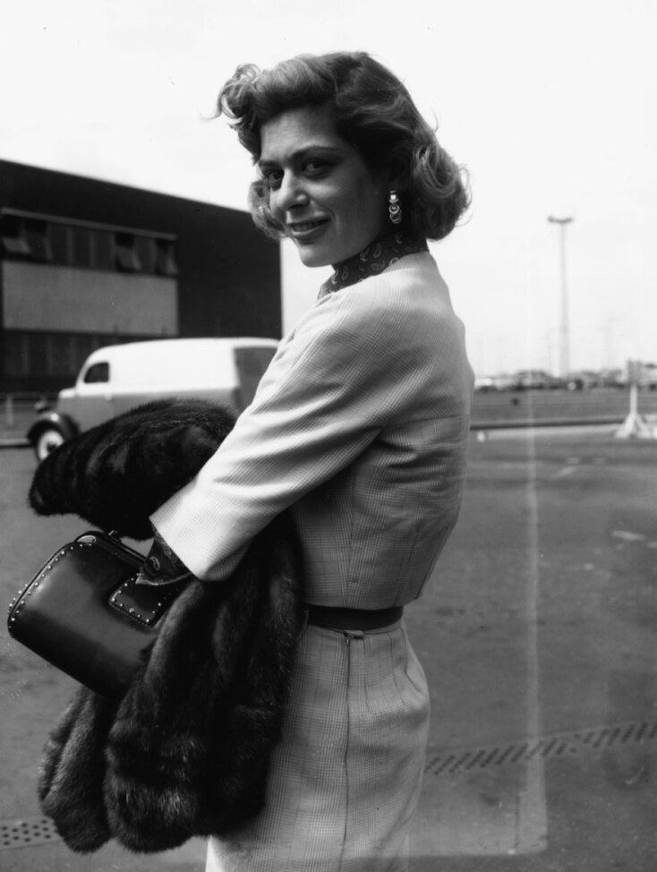 Μελίνα Μερκούρη, Λονδίνο 1956 ©Getty Images/ A.W.Cox