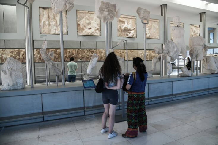 Το μουσείο της Ακρόπολης κατά την πρώτη ημέρα μετά την άρση του lockdown