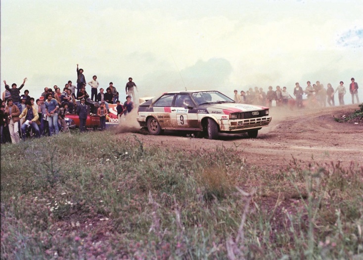 Η Michele Mouton στο Ράλλυ Ακρόπολις του 1982.