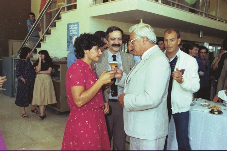 Η Michele Mouton σε εκδήλωση στο Ράλλυ Ακρόπολις του 1982.