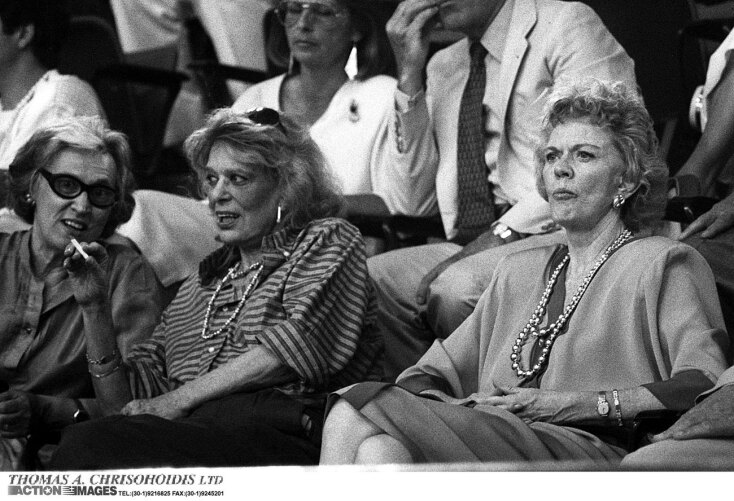 Μελίνα Μερκούρη και Μάργκαρετ Παπανδρέου ©Eurokinissi/Action Images