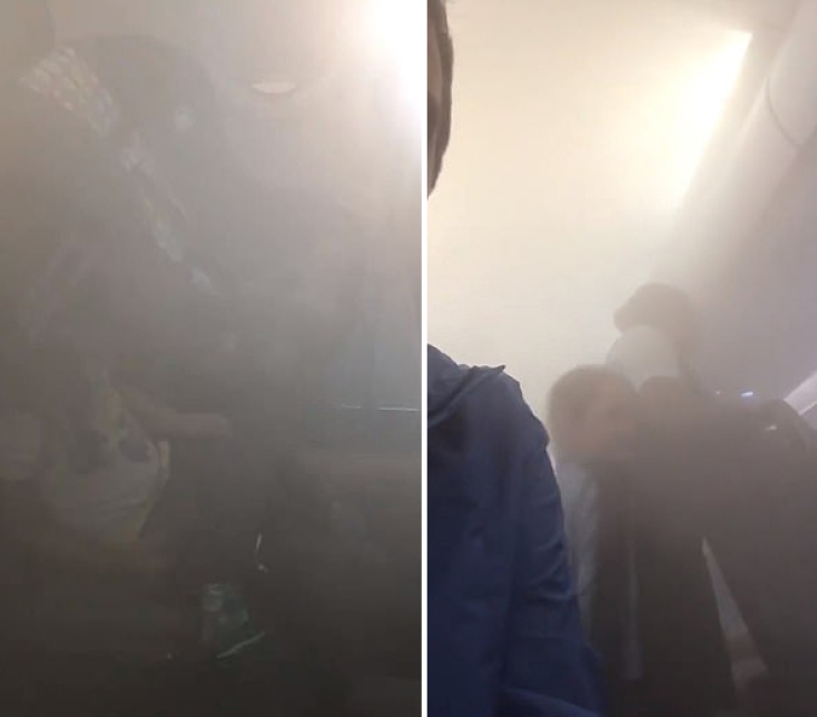 Ορατότητας μηδέν σε πτήση της American Airlines λόγω ομίχλης στο εσωτερικό της καμπίνας