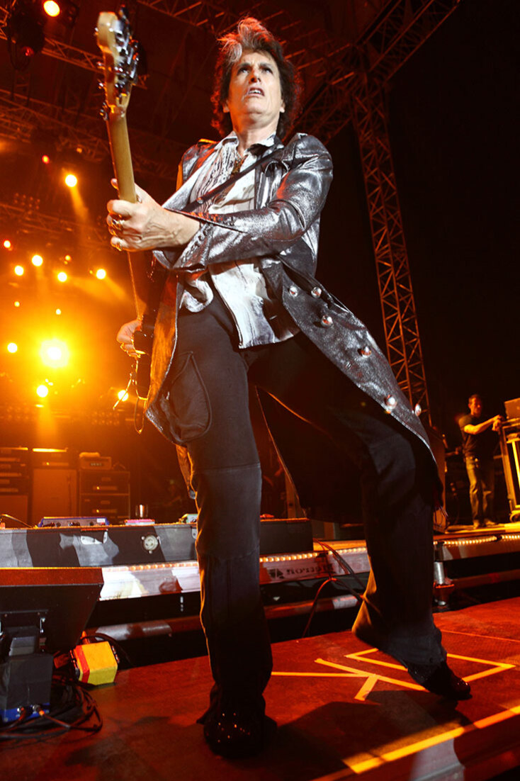 Στιγμιότυπο από τη συναυλία των Aerosmith στην Ελλάδα το 2010