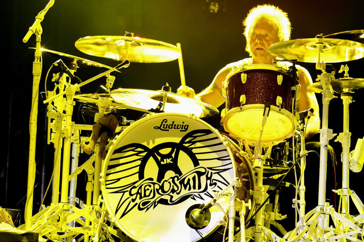 Στιγμιότυπο από τη συναυλία των Aerosmith στην Ελλάδα το 2010