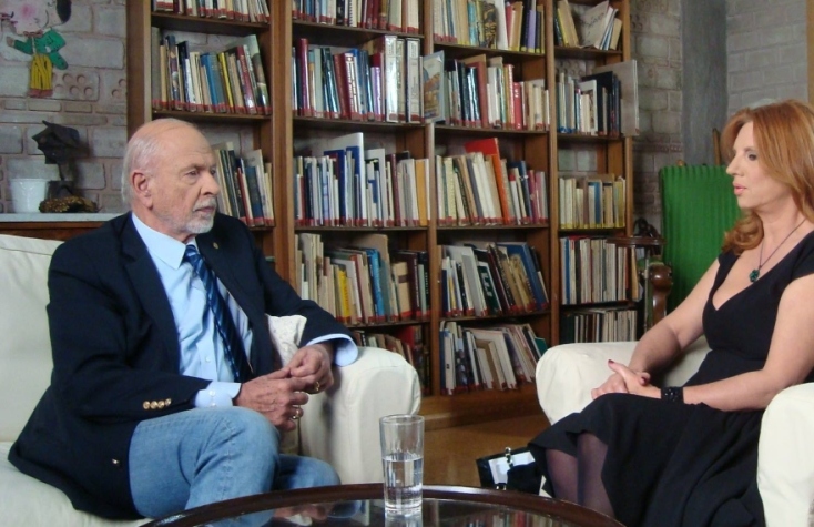 Άγγελος Δεληβορριάς και Κατερίνα Ζαχαροπούλου στην Πινακοθήκη Γκίκα (2015)