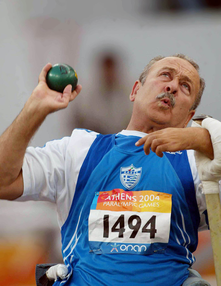 O παραολυμπιονίκης Χρήστος Αγγουράκης